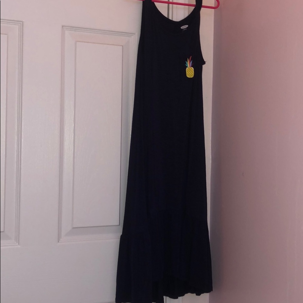Old navy dark blue L 10-12 beach dress